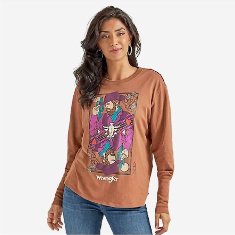 NEW Wrangler Double Cowboy Tee